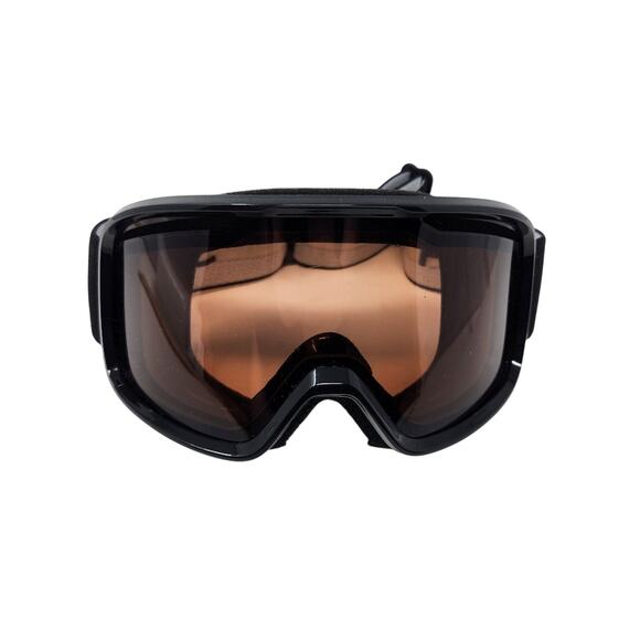 Smith Black Ski Snowboarding Goggles with Orange Yellow Tinted Lens - Picture 1 of 7